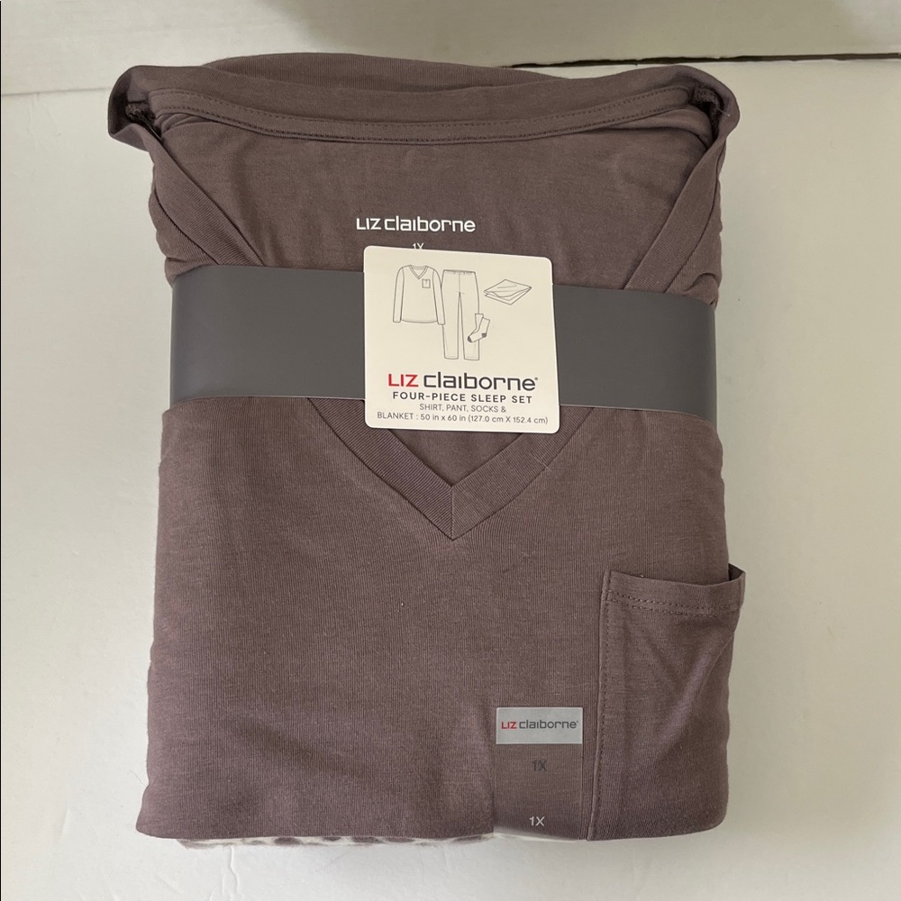 Liz Claiborne Taupe Sleepwear Set
